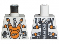 Lego Minifigur Torso Mars Mission (973pb0435)