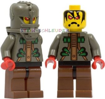 Lego Aquazone Minifigur -Raven Ray- 973pn0048c01)
