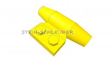 Lego Flugzeugdüse mit Achsloch (98302)