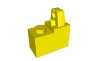 Lego Scharnierstein 1 x 2 (989)