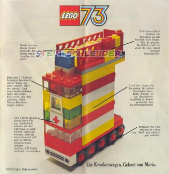 Lego Großer Katalog Katalog 1973 -D- (c73de)