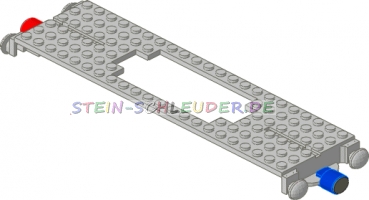Lego Zuggrundplatte mit Magneten 6 x 22 (-x555c01-)