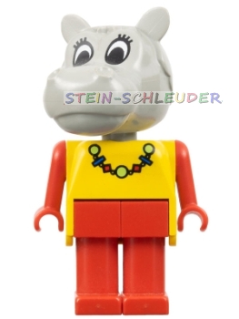 Lego Fabuland Figur -Hanna Hippopotamus- (x591c02)