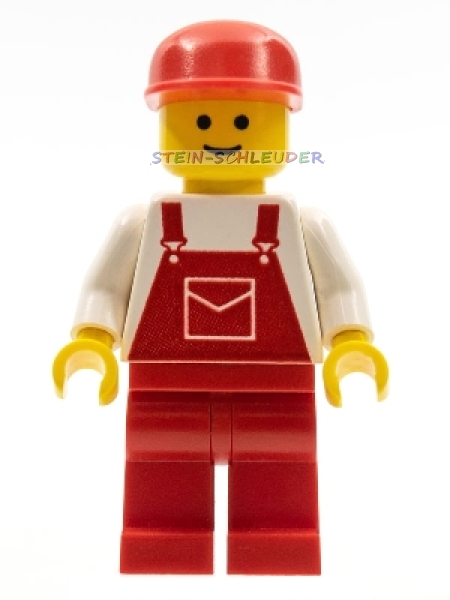 Lego Town Minifigur -Latzhose mit Brief- ((973pb0203c04)