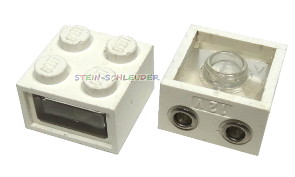 Lego 12V Lichtstein 2 x 2 (08010ac01)