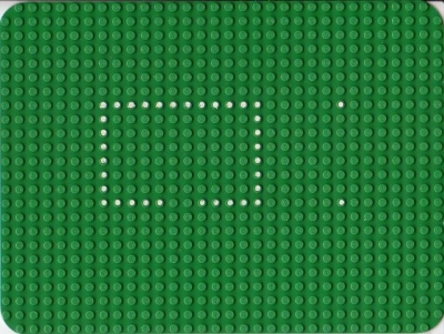 Lego Grundplatte 24 x 32 mit Aufdruck für Set 346 (10px2)