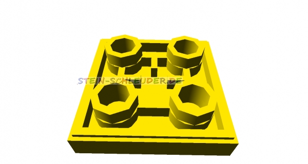 Lego Fliese 2 x 2 invers (11203)