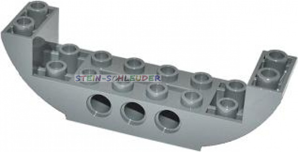 Lego abgerunderter Stein, invers  8 x 2 x 2 (11301)