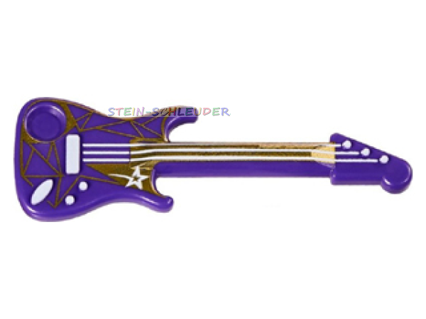 Lego E-Gitarre bedruckt (11640pb02)