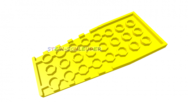 Lego Diagonalplatte 4 x 9 mit Noppenkerben (14181)