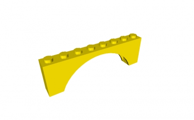 Lego Bogen 1 x 8 x 2 (3308)