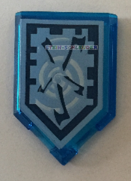 Lego Fliese 2 x 3 fünfeck, bedruckt (22385pb043)