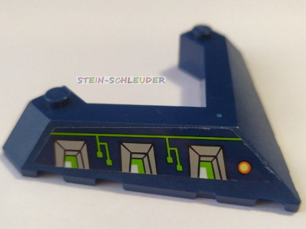 Lego Keilstein 6 x 8 mit Sticker (22390pb03l)