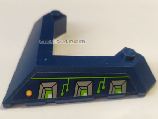 Lego Keilstein 6 x 8 mit Sticker (22390pb03r)