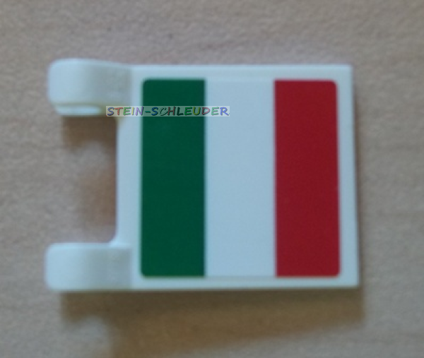Lego Flagge 2 x 2 mit Sticker (2335pb078)