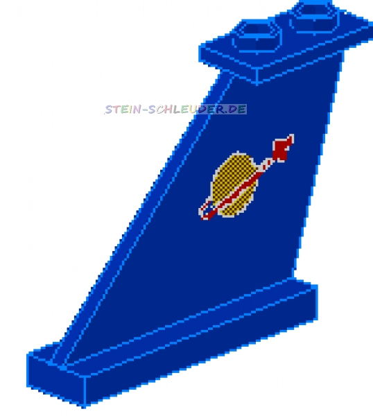 Lego Leitwerk 4 x 1 x 3 bedruckt (2340pb001)