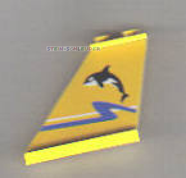 Lego Leitwerk 4 x 1 x 3 mit Sticker beids. (2340pb014)