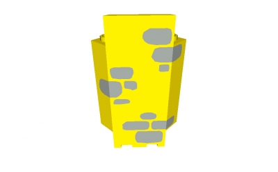 Lego Eckwand 3 x 3 x 6 (2345p06)