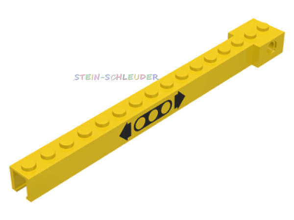 Lego Technik Kranarm bedruckt (2350apb01) - Kopie
