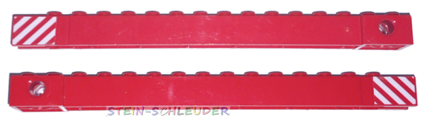 Lego Technik Kranarm mit Kerben und Sticker (2350bpb01)