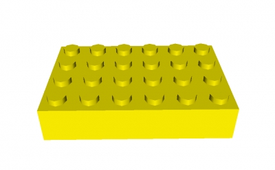 Lego Platte 4 x 6 x 1 (2356)