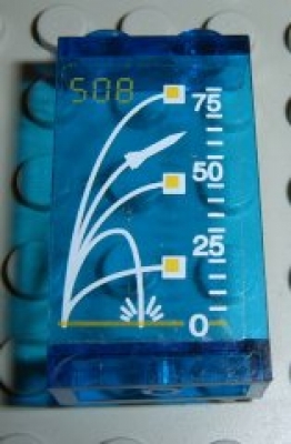 Lego Paneele 1 x 2 x 3 mit Sticker (2362pb08)