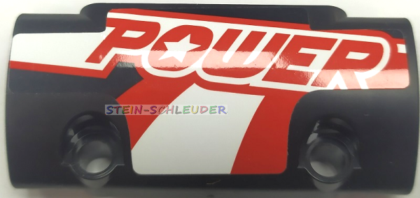 Lego Technik Paneel 7 x 3 gebogen, mit Sticker (24119pb023r)