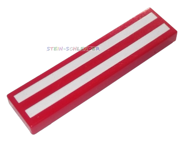 Lego Fliese 1 x 4 bedruckt (2431p51)