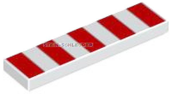 Lego Fliese 1 x 4 bedruckt (2431p79)