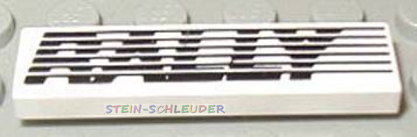 Lego Fliese 1 x 4 bedruckt (2431pb004)