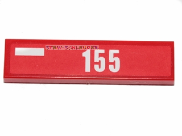 Lego Fliese 1 x 4 mit Sticker (2431pb0344L)