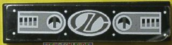 Lego Fliese 1 x 4 mit Sticker (2431pb049)