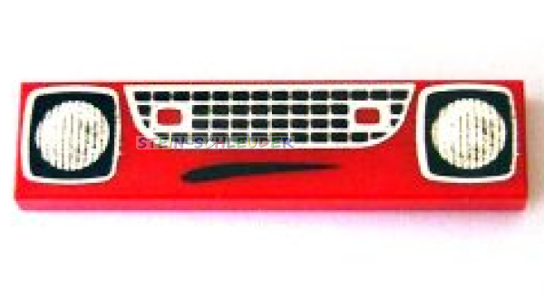 Lego Fliese 1 x 4 bedruckt (2431pb168)
