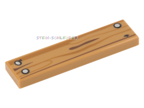 Lego Fliese 1 x 4 bedruckt (2431pb415)