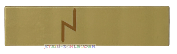 Lego Fliese 1 x 4 bedruckt (2431pb838)