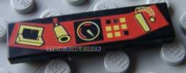 Lego Fliese 1 x 4 bedruckt (2431px1)