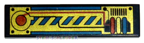 Lego Fliese 1 x 4 bedruckt (2431px10)