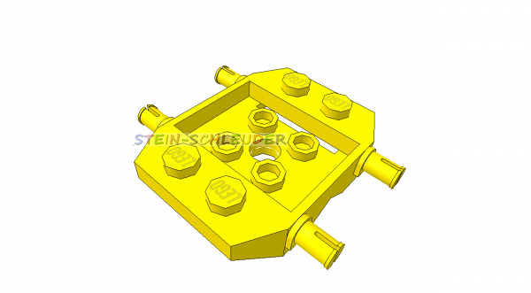 Lego  Autobasis 3 x 4 mit Pins (24326)