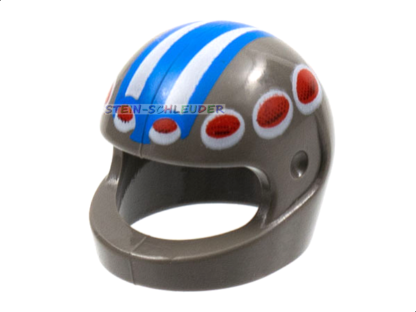 Lego Minifigur Helm bedruckt (2446pb14)
