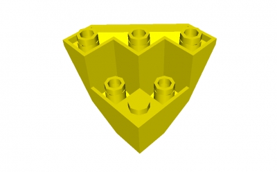 Lego Schrägstein 3 x 3 x 2 invers (2464)