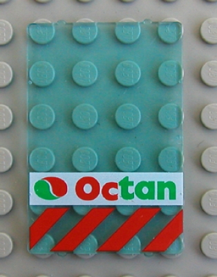 Lego Glas für Fenster 1 x 4 x 5 bedruckt (2494px8)