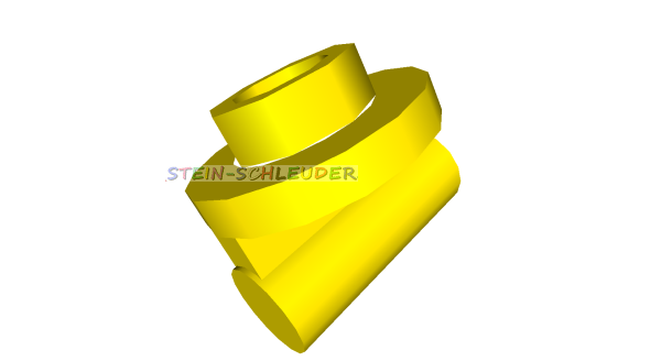 Lego Platte 1 x 1 rund mit Griff (25893)