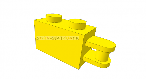 Lego  Stein 1 x 2 mit seitl. Griff (26597)
