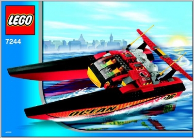 Lego Bauanleitung -Speedboat- (B_7244)