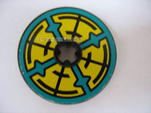 Lego Technik Disc 3 x 3 mit Sticker (2723pb031)