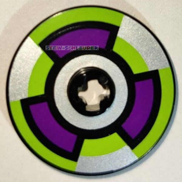 Lego Technik Disc 3 x 3 mit Sticker (2723pb033)
