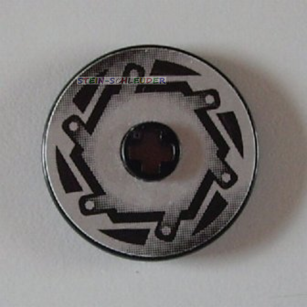 Lego Technik Disc 3 x 3 mit Sticker (2723pb040)