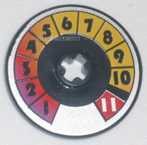 Lego Technik Disc 3 x 3 mit Sticker (2723pb044)