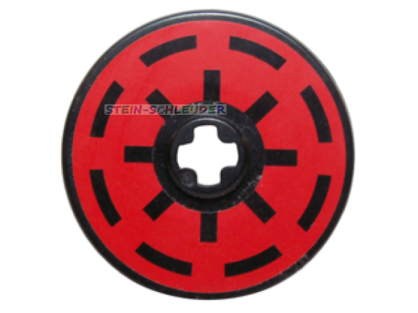 Lego Technik Disc 3 x 3 mit Sticker (2723pb058)