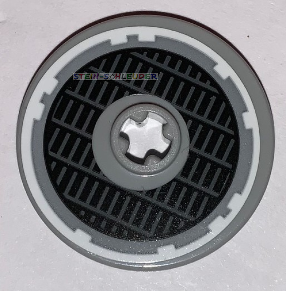 Lego Technik Disc 3 x 3 mit Sticker (2723pb080)